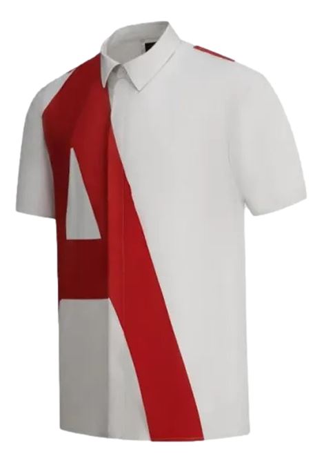 Camicia mezza mancia con logo a contrasto ARMANI EXCHANGE | Camicie | 3RZCL4 ZNKHZ0746